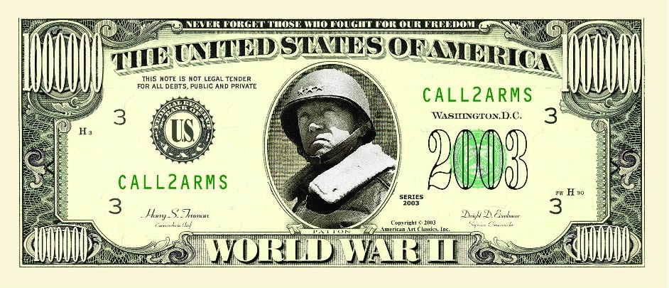 US Navy Commemorative Million Dollar Bill Set of 25 