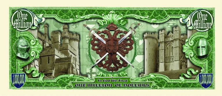 Medieval One Million Dollar Bill American Art Classics