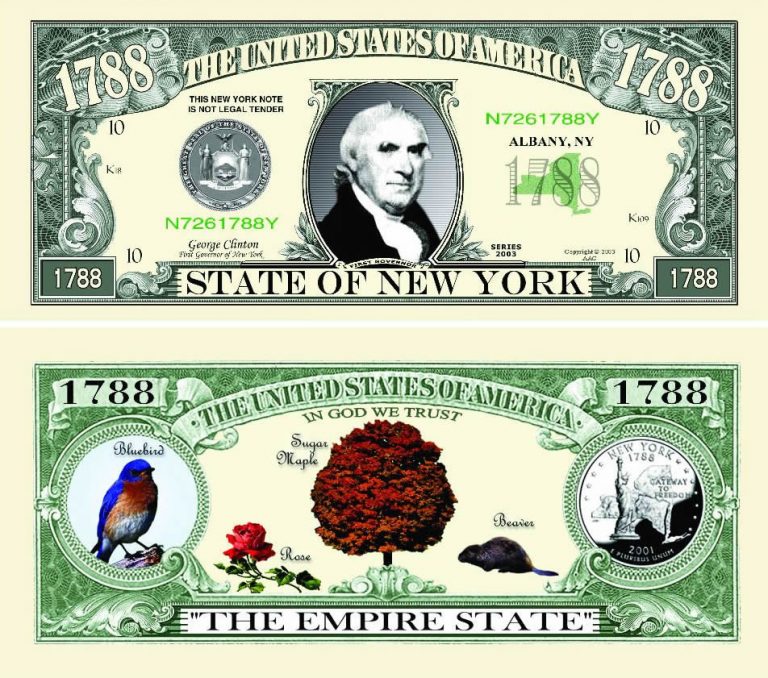 New York State Novelty Bill American Art Classics