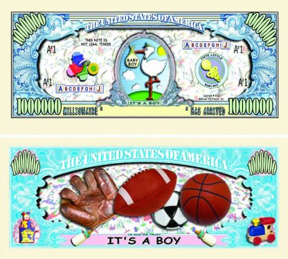  Traditional One Million Dollar Bill - Single : A. Ross: Toys &  Games
