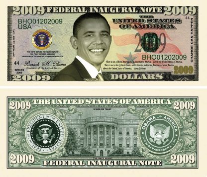 5 Factory Fresh Novelty Michelle Obama Million Dollar Bills 