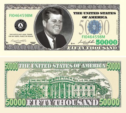 Set of 10 The Traditional One Million Dollar Bill Great Novelty Bill! 