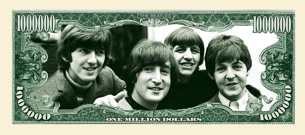 100 Factory Fresh John Lennon Million Dollar Bills 