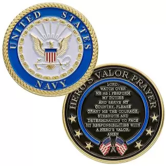 U.S. Navy Prayer Challenge Coin