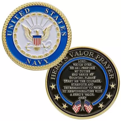 U.S. Navy Prayer Challenge Coin