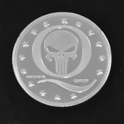 QAnon Punisher novelty coin front