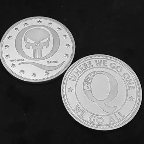 QAnon Punisher novelty coin front