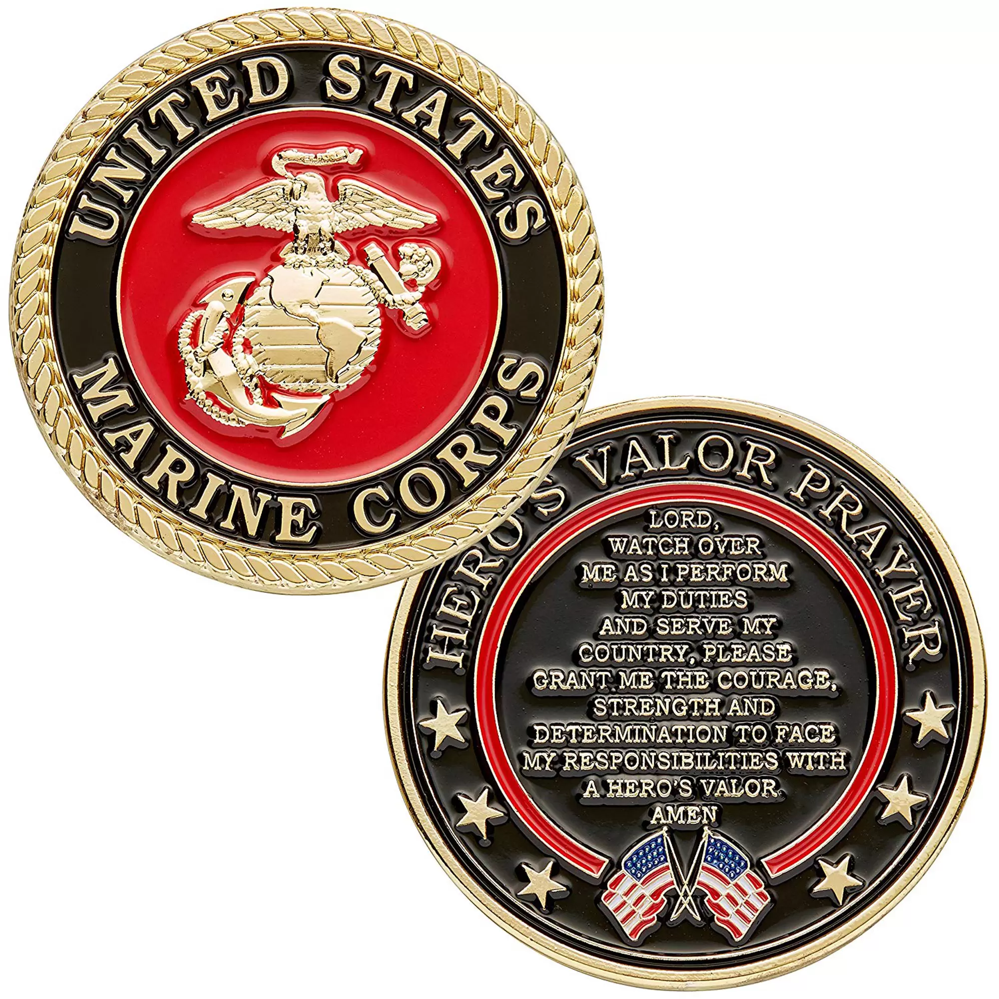 United States Marine Corps Challenge Coin Prayer
