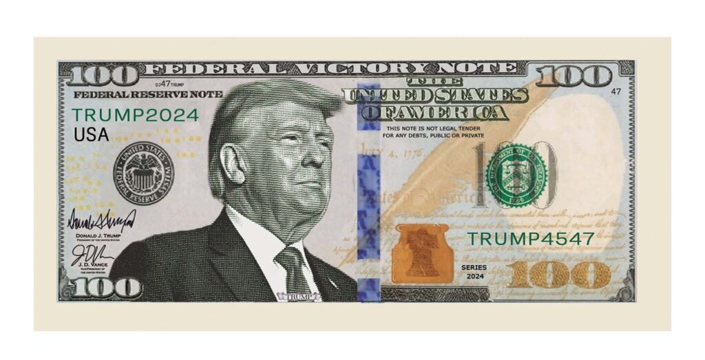 Trump 100.00 Victory Front